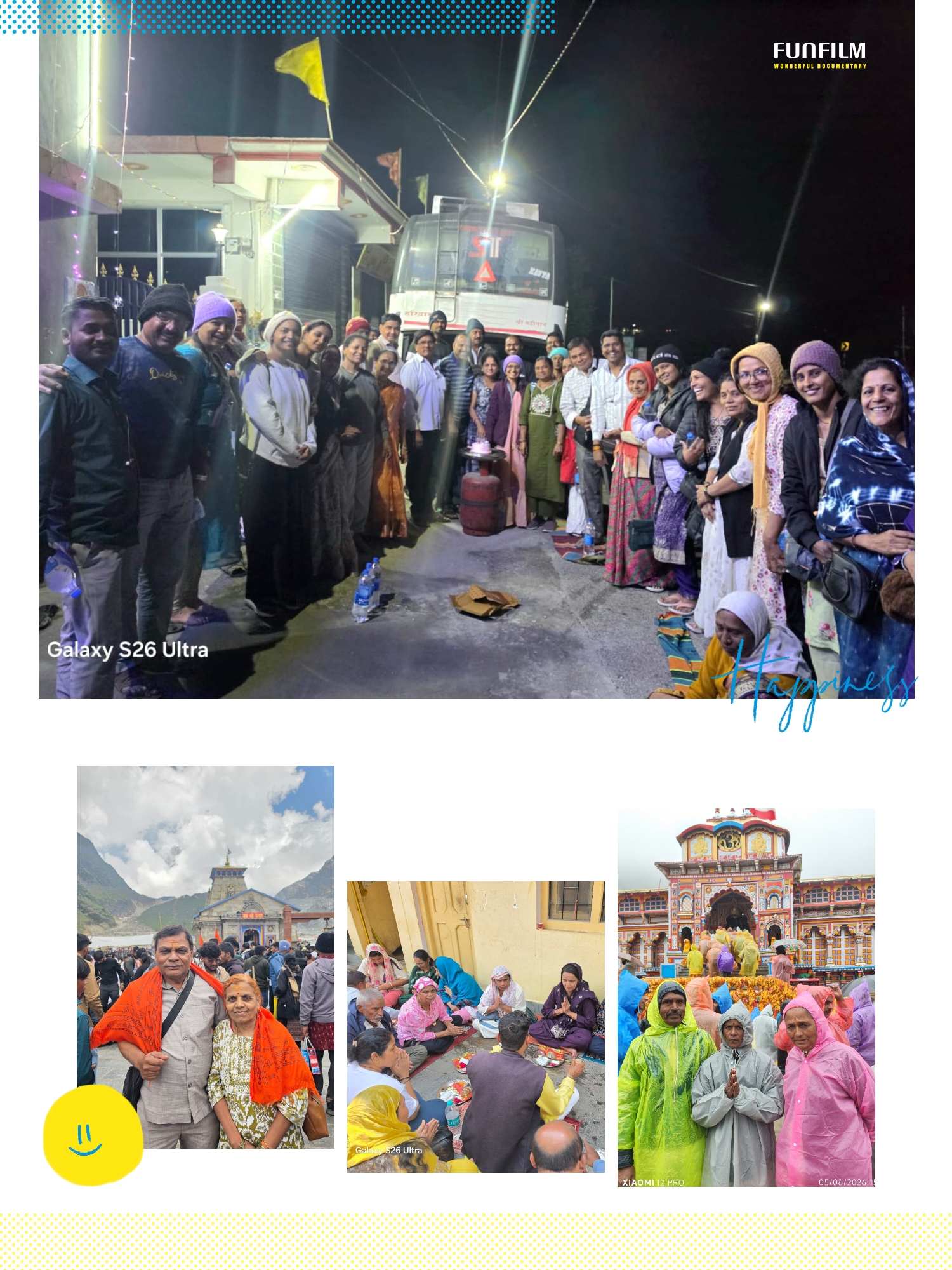 ज्येष्ठांना तीर्थयात्रा घडवून आणणारे धैर्यशील टूर्स अँड ट्रॅव्हल्सचे सर्वेसर्वा श्री.राहुल पिसाळ देशमुख म्हणजे आधुनिक श्रावणबाळ      गंगोत्री, यमनोत्री, केदारनाथ,बद्रीनाथ धाम तीर्थयात्रा केलेल्या जेष्ठ नागरिकांच्या प्रतिक्रिया !